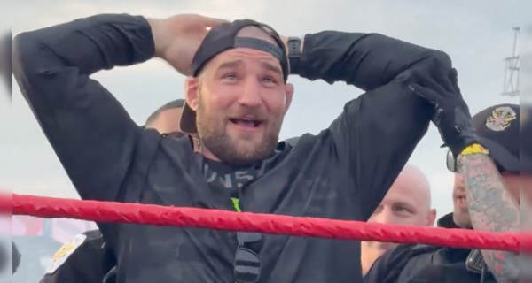 Sean Strickland escorted out of UFC Fan Fest by law enforcement in Washington, D.C.