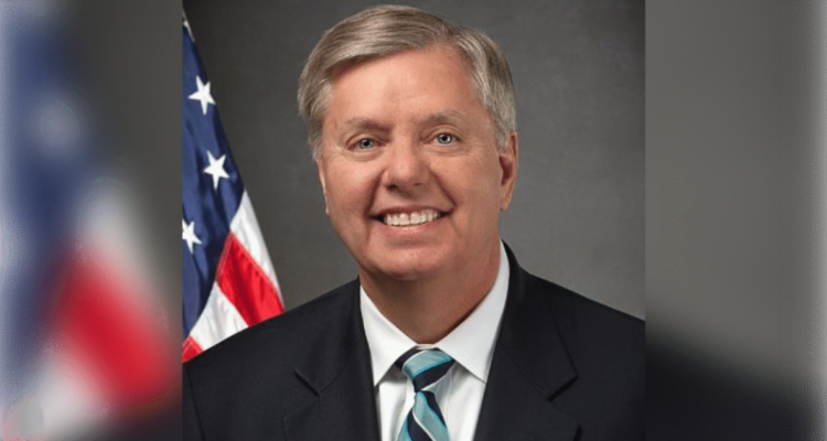 Senator Lindsey Graham speaking at a public event