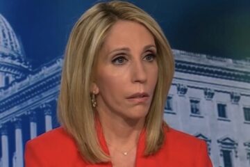 Doug Burgum speaks during a CNN interview with Dana Bash about Patriot Front demonstrations in Washington DC