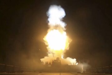 U.S. Central Command footage of strikes on Iranian military targets