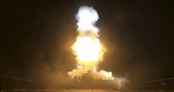 U.S. Central Command footage of strikes on Iranian military targets