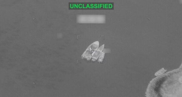 U.S. military footage of strikes against Iranian targets after Strait of Hormuz attacks