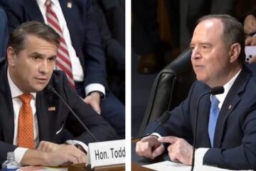 Todd Blanche testifies during a Senate Judiciary Committee confirmation hearing