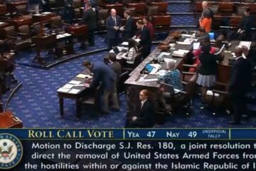 U.S. Capitol building as Senate votes on Iran war powers resolution