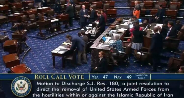 U.S. Capitol building as Senate votes on Iran war powers resolution