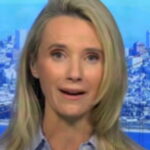 Jennifer Siebel Newsom speaking during an MSNOW interview about Gov. Gavin Newsom