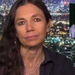 Justine Bateman and Rep. Rashida Tlaib in split image