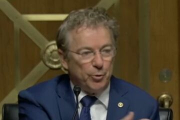 Senator Rand Paul questioning during a Senate committee hearing
