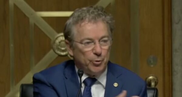 Senator Rand Paul questioning during a Senate committee hearing