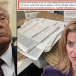 Michigan voter registration forms and election documents under review