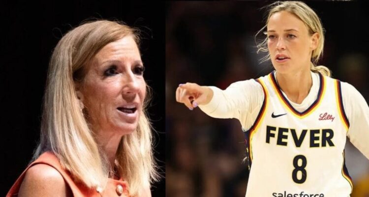 WNBA Commissioner Cathy Engelbert faces questions after Enes Kanter Freedom and Royce White declare for the 2027 WNBA Draft