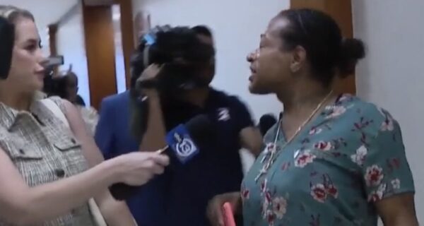Houston funeral home director Unique Mica Green-Battle leaves court after facing felony charges