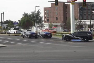Police respond to a shooting outside an In-N-Out near Twin Falls, Idaho