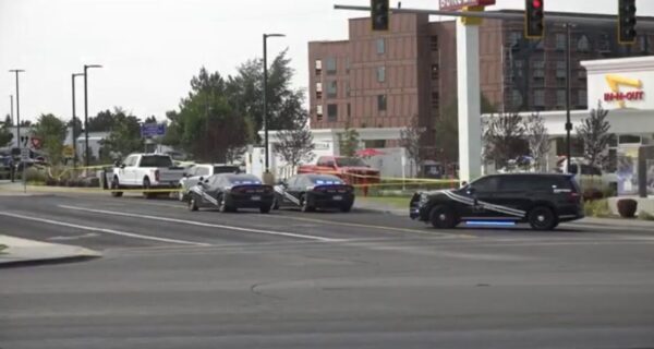 Police respond to a shooting outside an In-N-Out near Twin Falls, Idaho