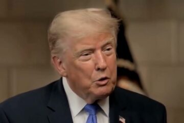 President Donald Trump reacts to Alex Vindman losing the Florida Democratic Senate primary