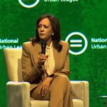 Kamala Harris speaks at the National Urban League Conference while previewing possible 2028 policy proposals