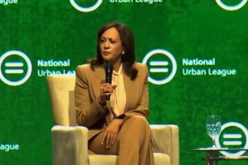 Kamala Harris speaks at the National Urban League Conference while previewing possible 2028 policy proposals