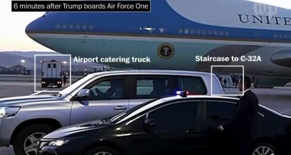 Report about President Donald Trump's secret flight from Turkey on a smaller military aircraft