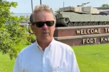 Senator Rand Paul visits Fort Knox to inspect America’s gold reserves