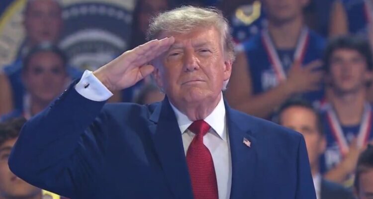 President Donald Trump announces a plan to help farmers and ranchers process their own food
