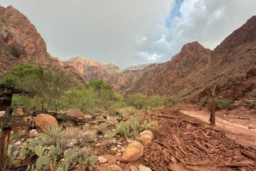 Flash flooding in the Grand Canyon area of Arizona as officials search for more than 20 missing or unaccounted-for people