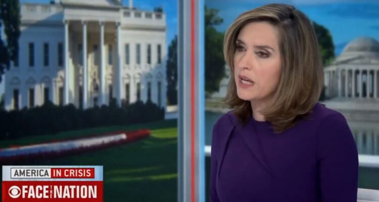 Margaret Brennan discusses COVID vaccine mandates in two video clips from different years