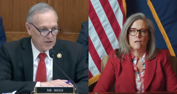 Katie Hobbs and Andy Biggs in Arizona gubernatorial debate coverage