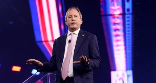 Ken Paxton and James Talarico in a dispute over a post by Bo French
