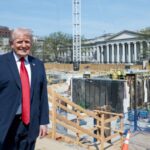 President Donald Trump’s White House ballroom construction project after the Supreme Court’s 5-4 ruling