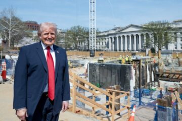 President Donald Trump’s White House ballroom construction project after the Supreme Court’s 5-4 ruling