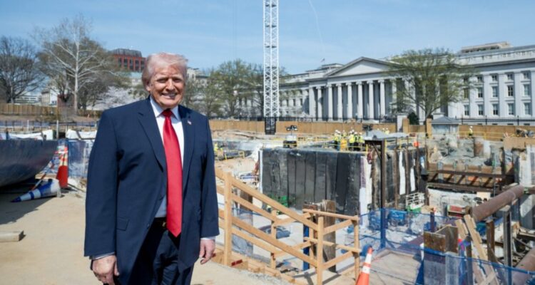 President Donald Trump’s White House ballroom construction project after the Supreme Court’s 5-4 ruling