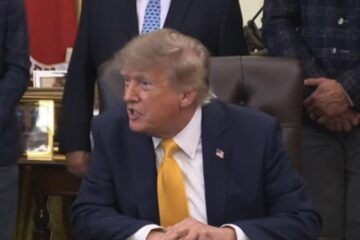 President Donald Trump speaks with ABC reporter Rachel Scott about Iran and Pickaxe Mountain