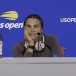 Aryna Sabalenka during the US Open