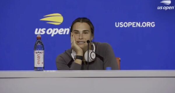 Aryna Sabalenka during the US Open