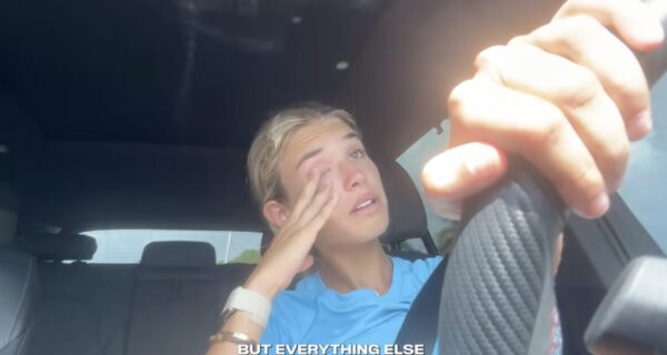Kai Trump becomes emotional while preparing to leave home for college at the University of Miami