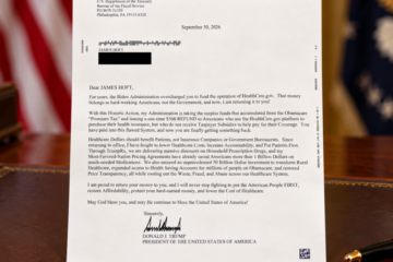 President Trump’s announcement of $500 Obamacare refunds