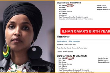 Ilhan Omar birth year change and citizenship questions
