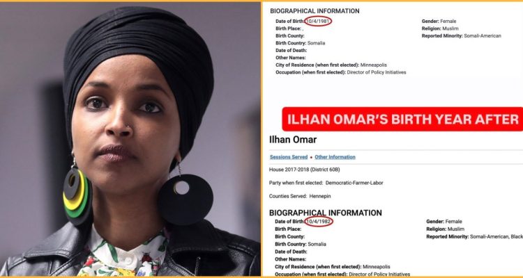 Ilhan Omar birth year change and citizenship questions
