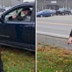 Video of an alleged SUV incident involving Maine Wire reporter Joe Sokol outside a Bangor treatment center